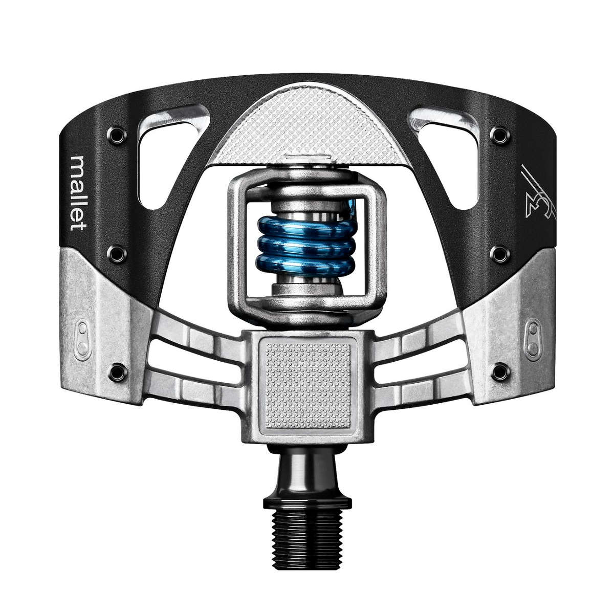 Crankbrothers Clipless Pedals Mallet 3 Raw/Black/Light Blue