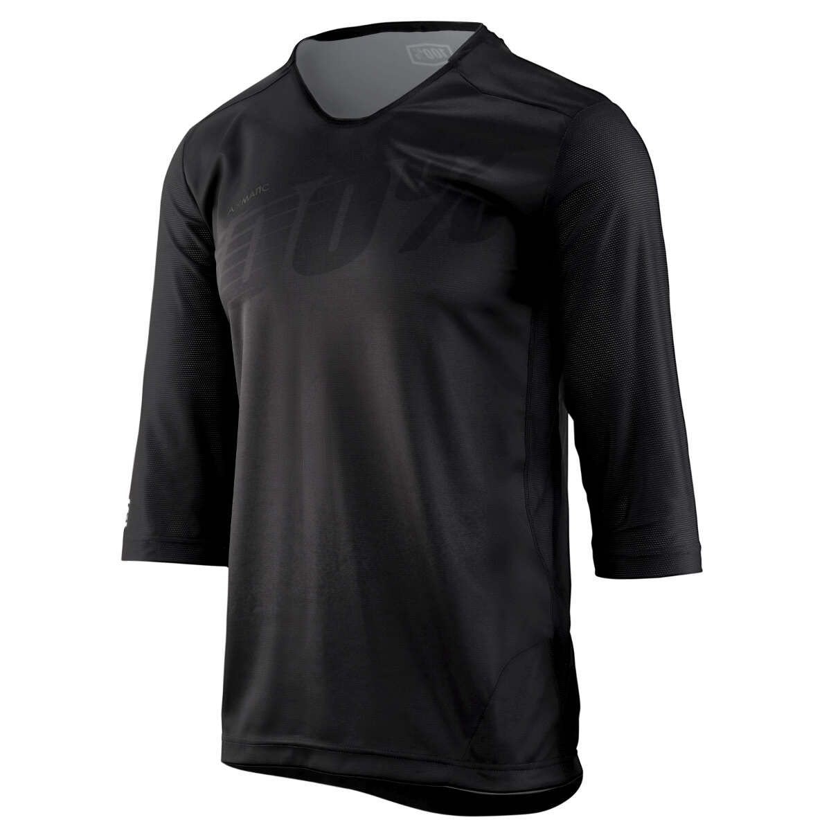 100% All Mountain- Jersey ¾-Arm Airmatic Schwarz