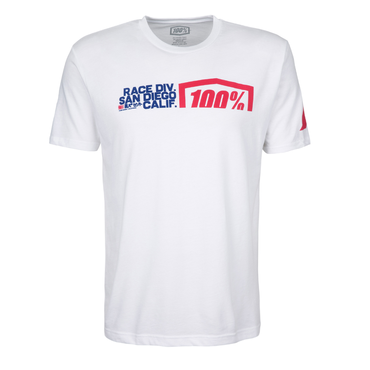 100% T-Shirt Division Weiß