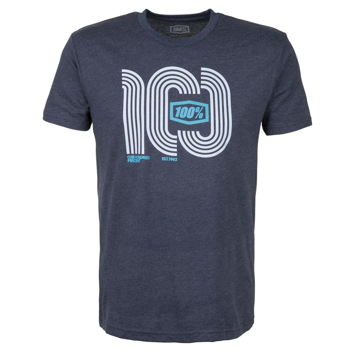 100% T-Shirt Hairpin Navy