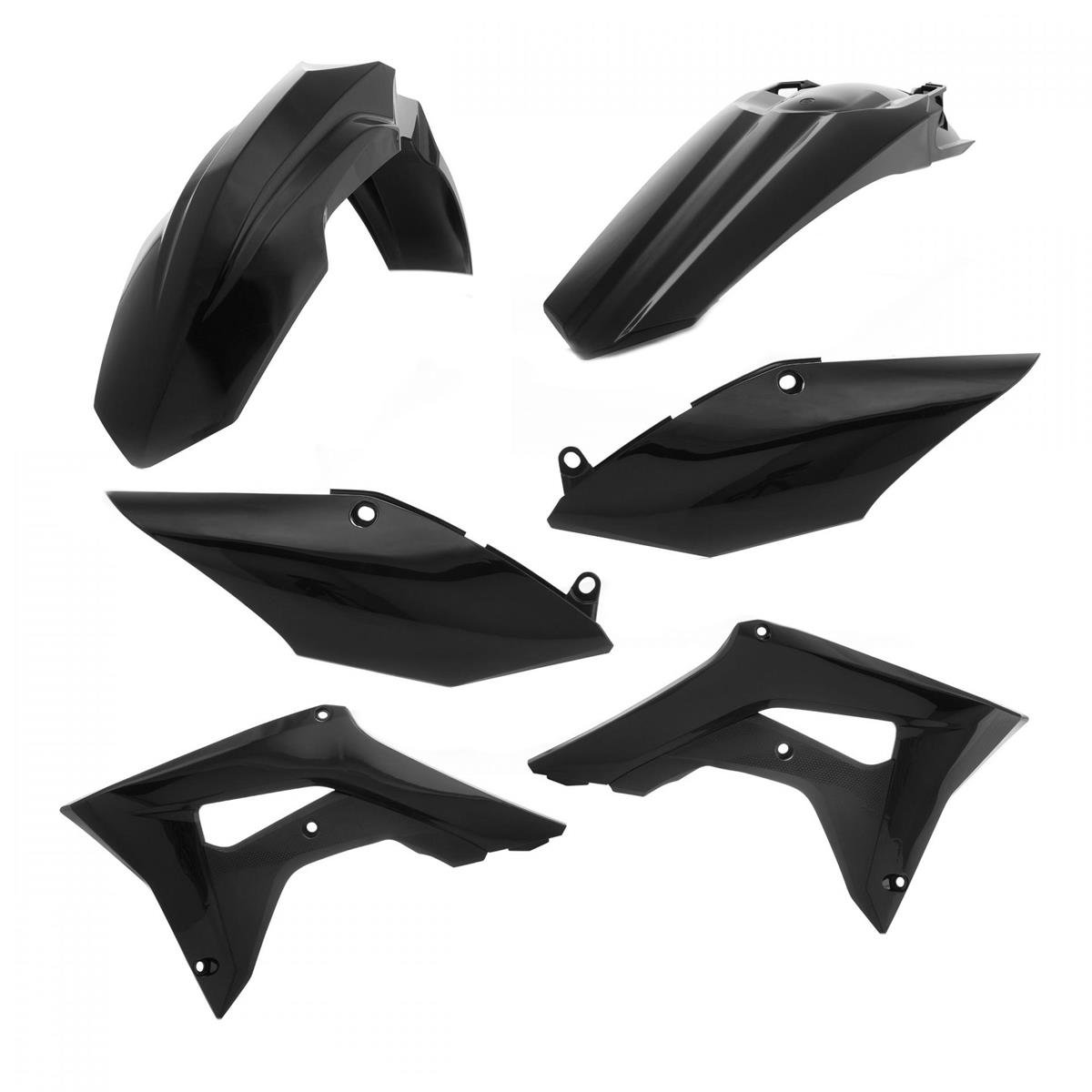 Acerbis Plastic Kit  Honda CRF 250 18-21, CRF 450 17-20, Black