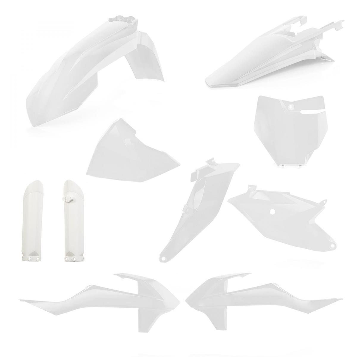 Acerbis Kit Plastiche completo Full-Kit KTM SX 85 18-, Gas Gas MC 85, Bianco