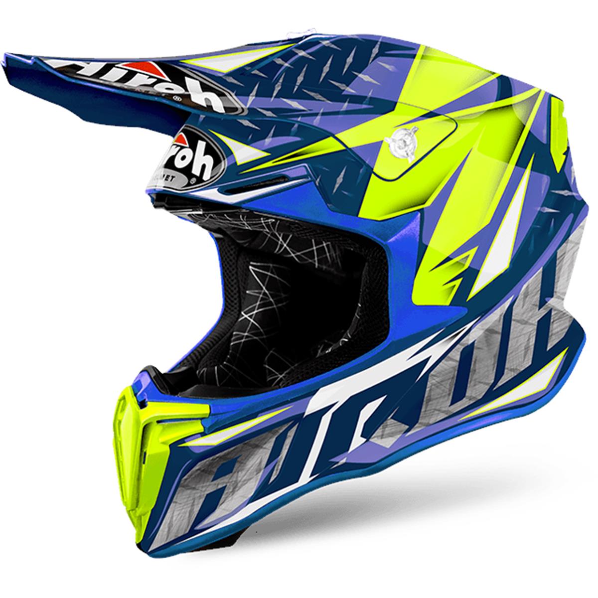 Airoh Helm Twist Iron - Blau Gloss