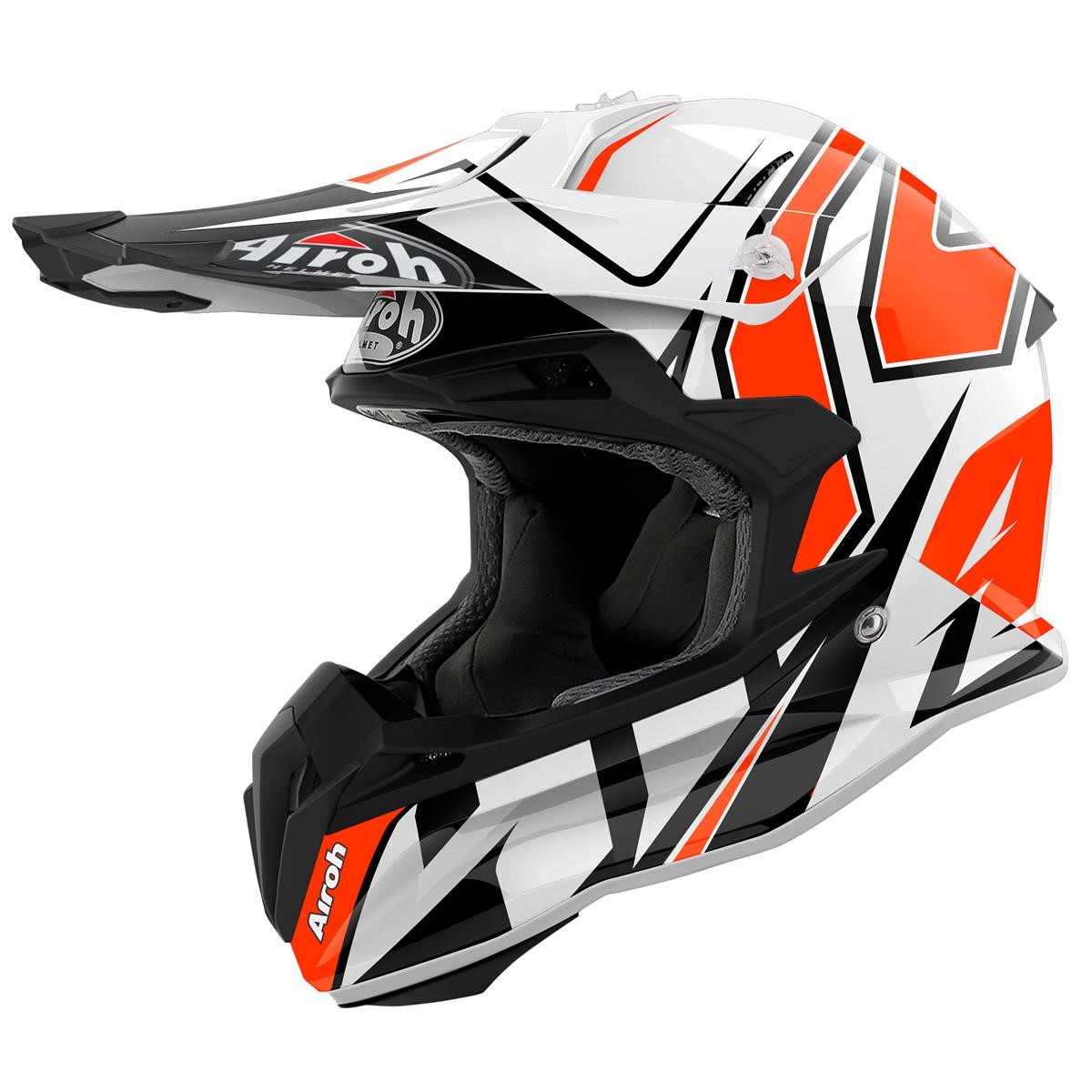 Airoh MX Helmet Terminator Open Vision Shock - Orange