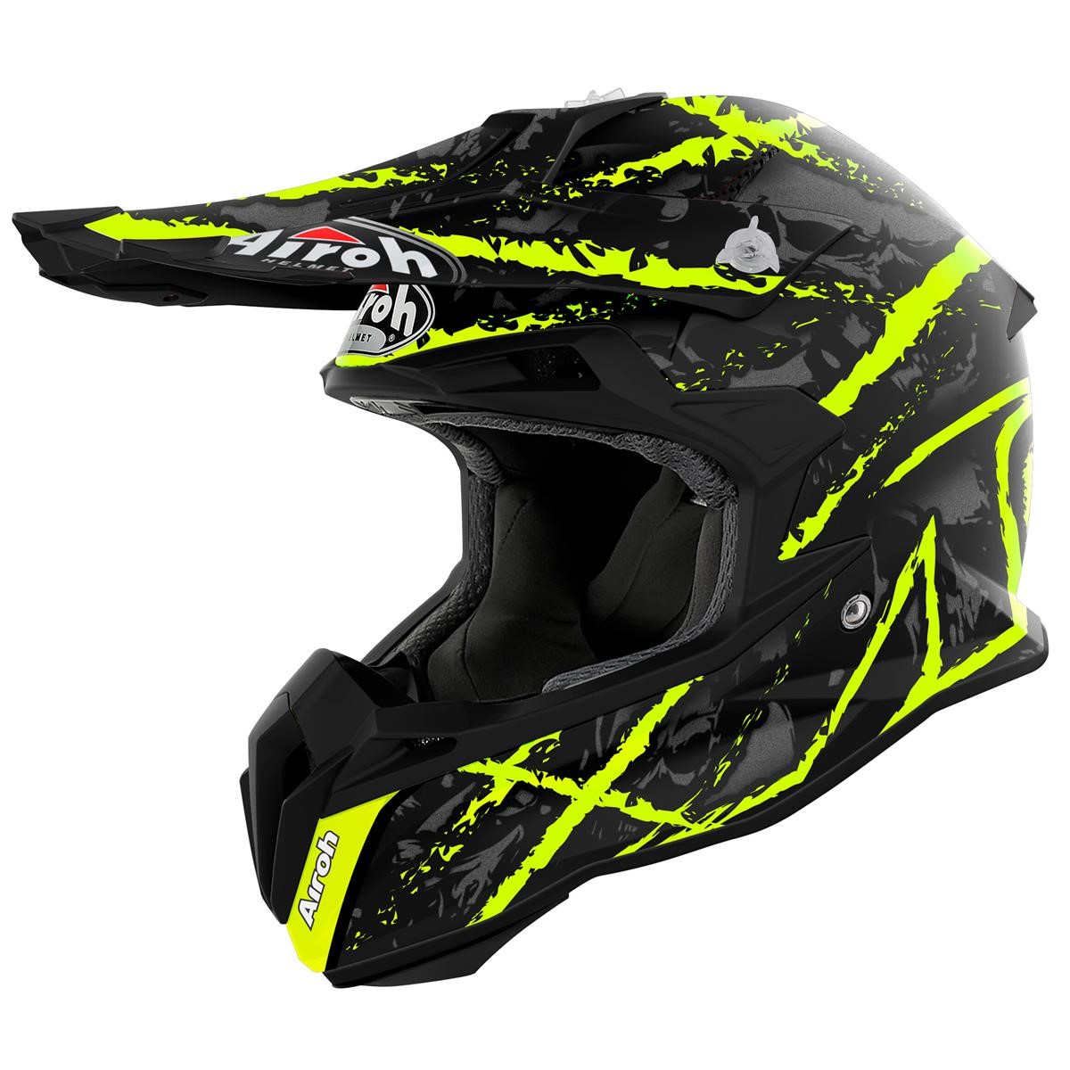Airoh Casque MX Terminator Open Vision Carnage -Yellow