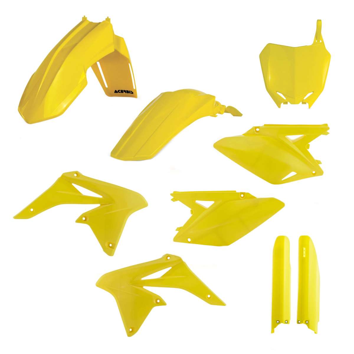 Acerbis Plastic Kit Full-Kit Suzuki RMZ 250 2018, Yellow