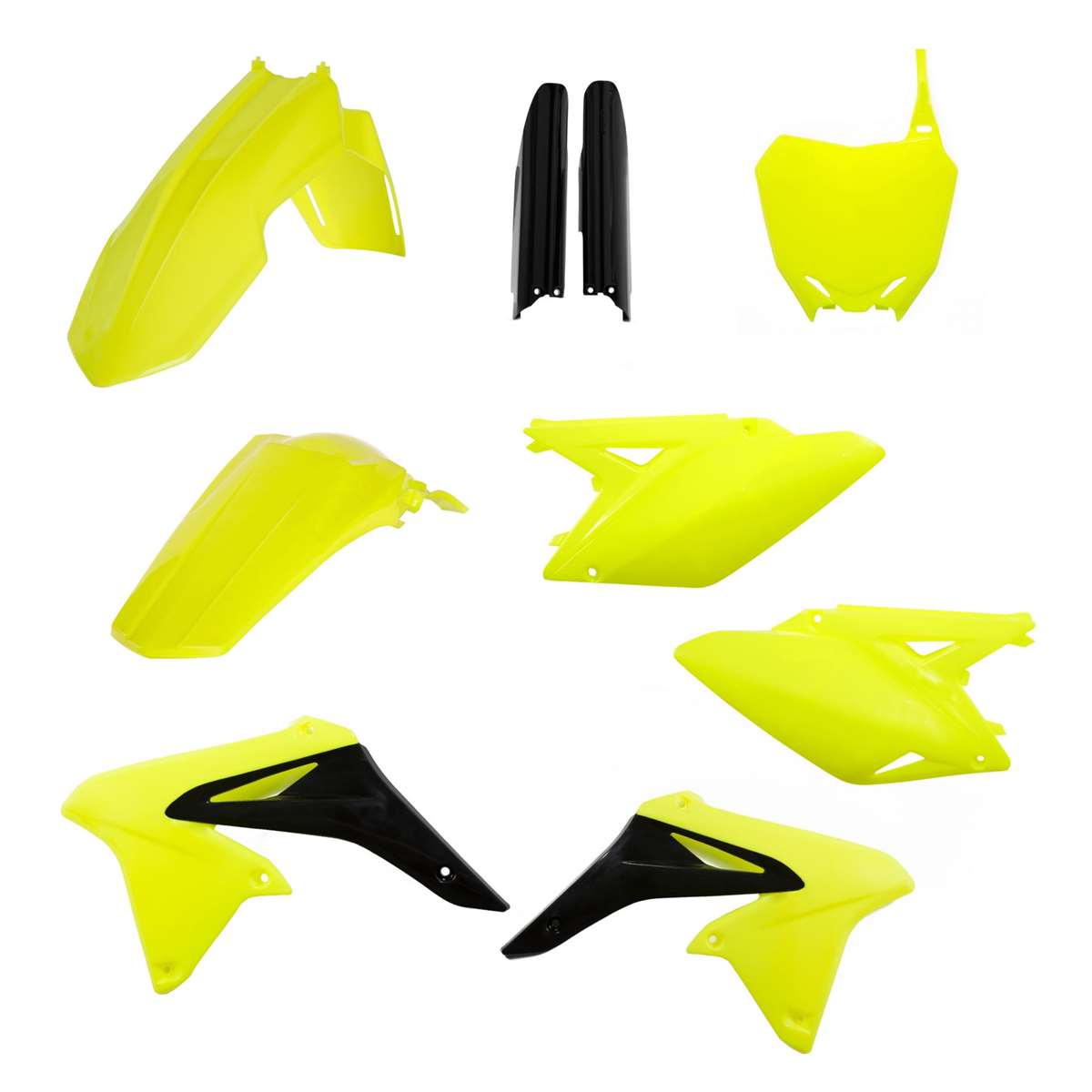 Acerbis Plastic Kit Full-Kit Suzuki RMZ 250 2018, Yellow/Black