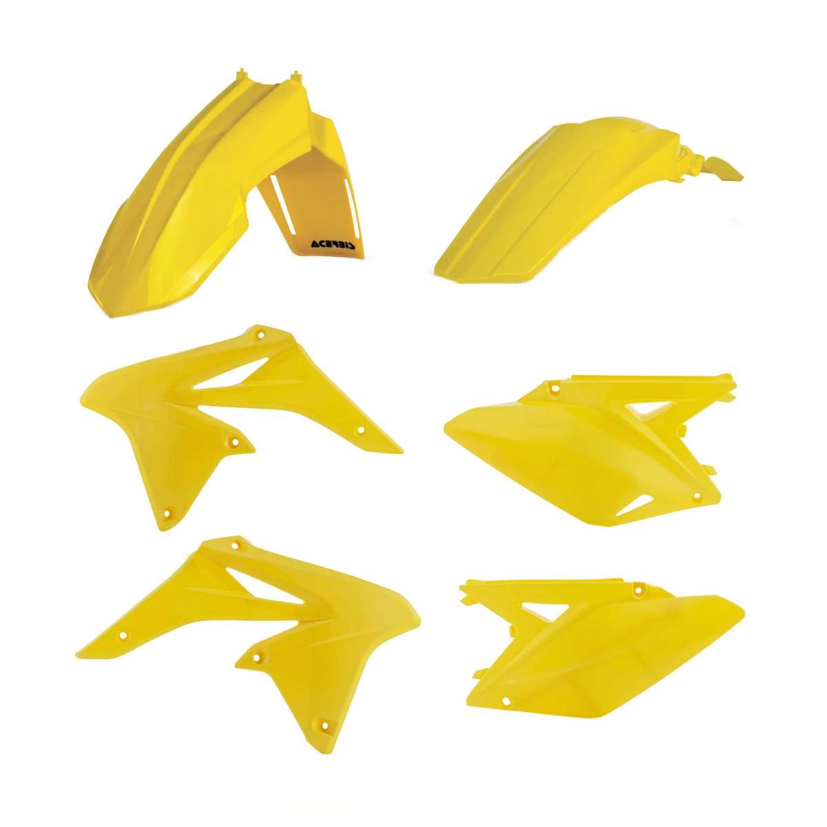Acerbis Plastic Kit  Suzuki RMZ 250 2018, Yellow