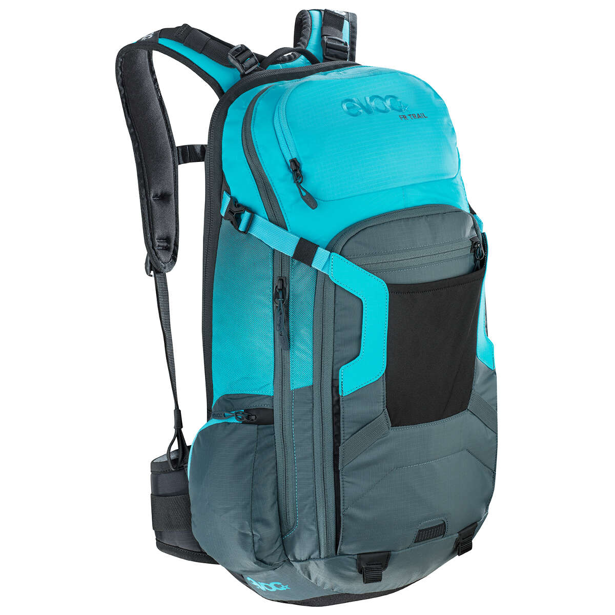 Evoc Protector Backpack with Hydration System Compartment FR Trail Neon Blue, 20 Liter