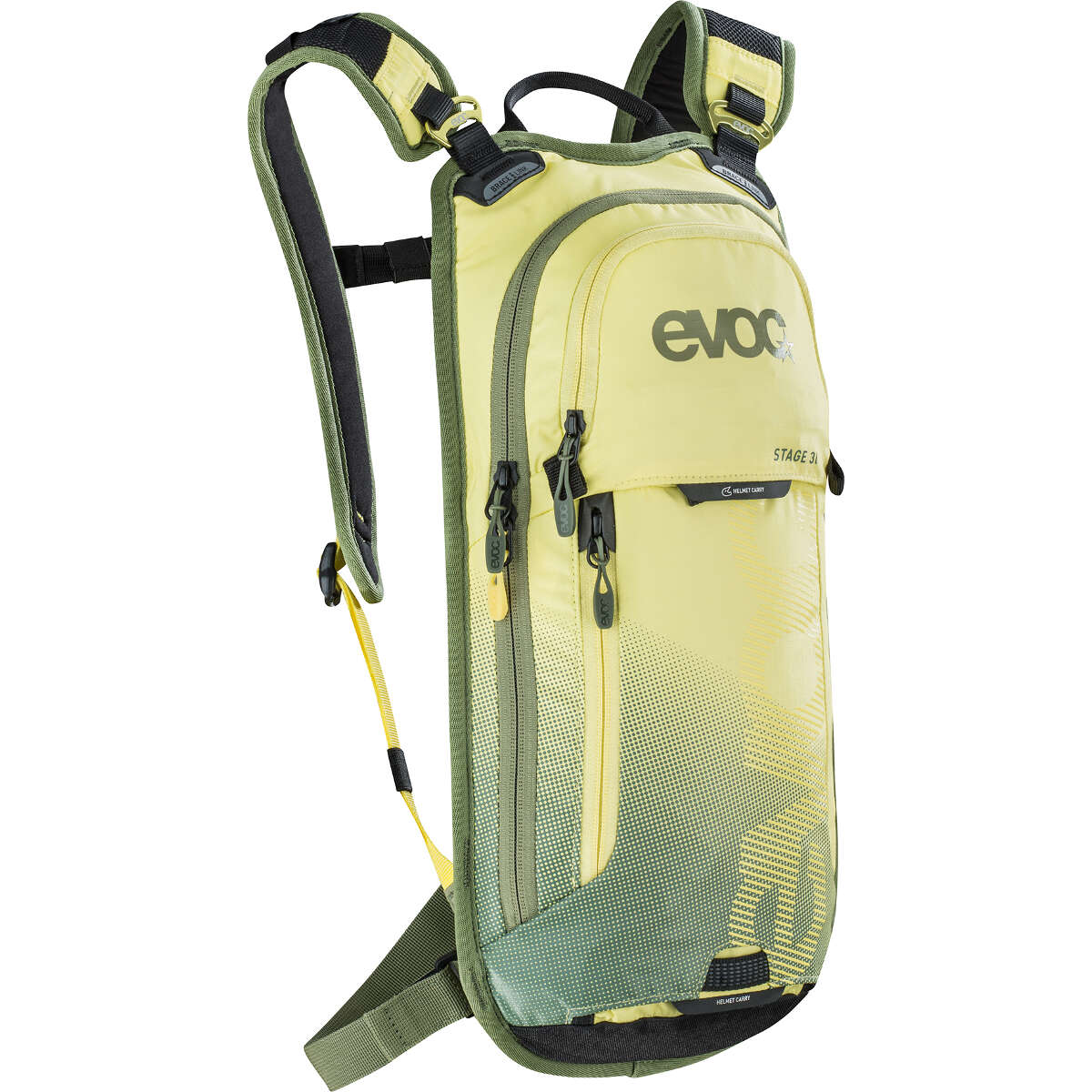 Evoc Backpack with Hydration System Stage Yellow/Light Olive, 3 Liter