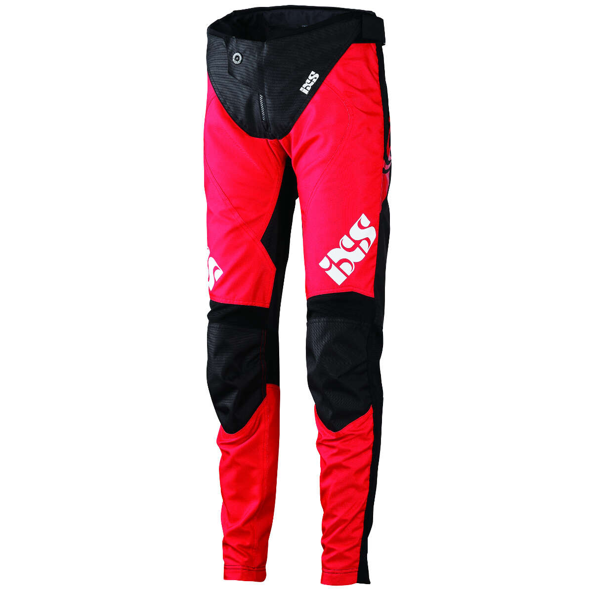 IXS Kids Downhill Pants Race Fluo Red/Black