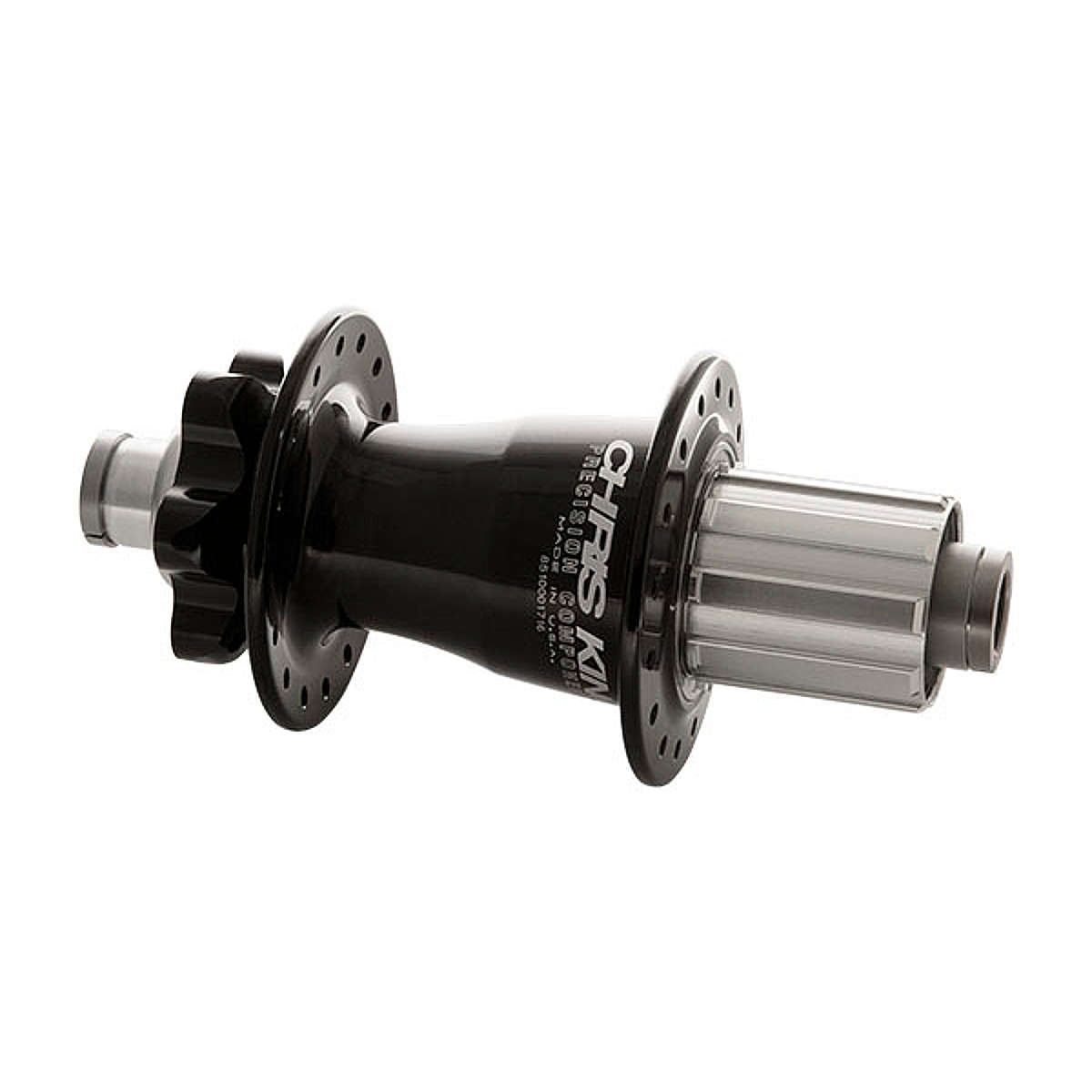 Chris King Mozzo Posteriore MTB ISO - Shimano 148mm x 12mm (Boost), IS 6-Bolt, Black