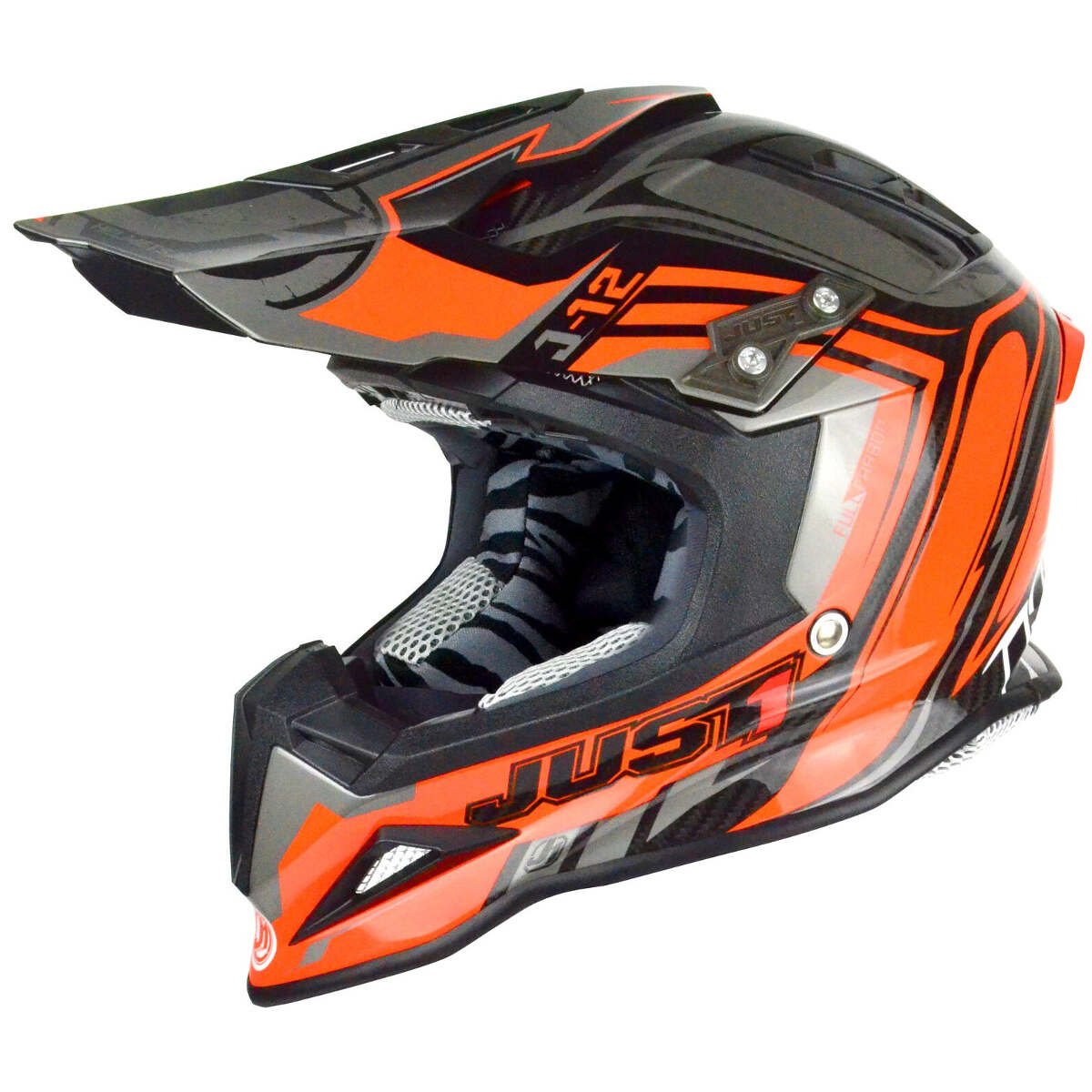 Just1 MX Helmet J12 Flame Orange/Black