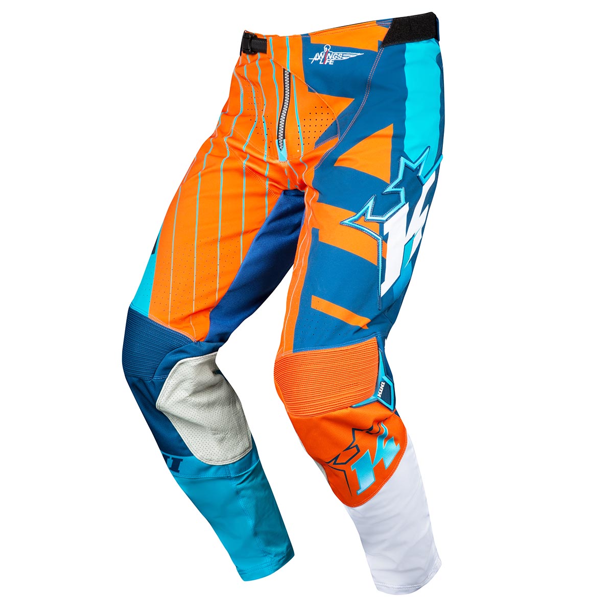 Kini Red Bull Cross Hose Competition Orange/Weiß/Navy