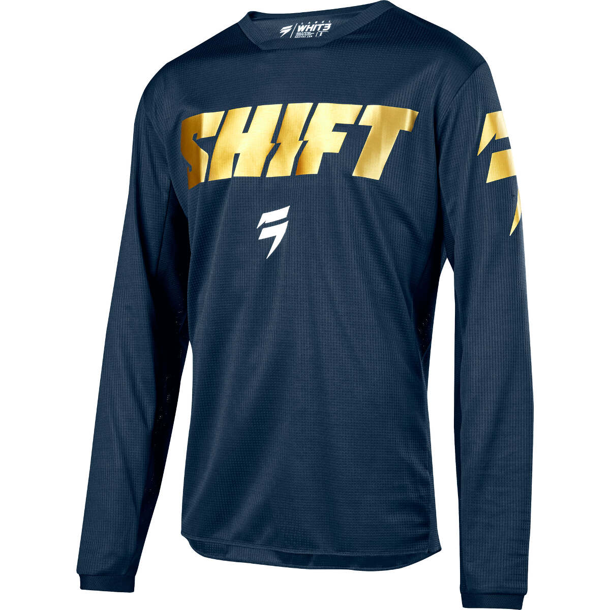 Shift Maglia MX Whit3 Label Navy/Gold - Limited Edition