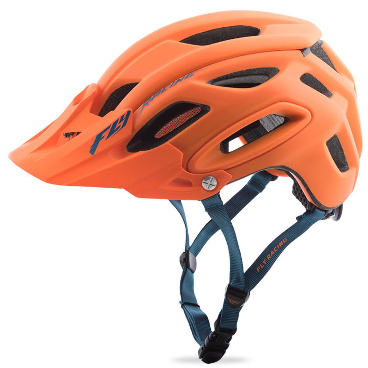 Fly Racing Enduro MTB Helmet Freestone Matte-Orange/Blue