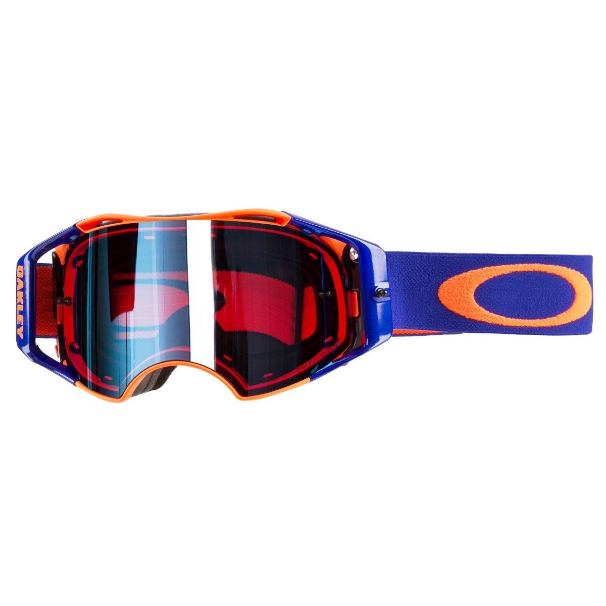 Oakley MX Goggle Airbrake MX Orange/Blue - Prizm MX Sapphire Anti-Fog