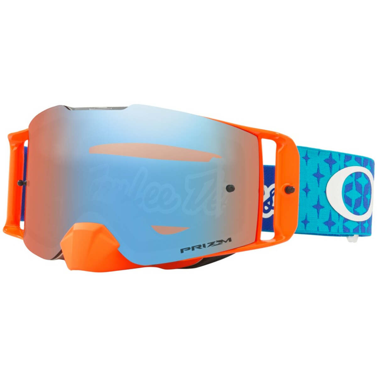 Oakley Crossbrille Front Line MX Troy Lee Designs Starburst Blau/Orange - Prizm MX Sapphire