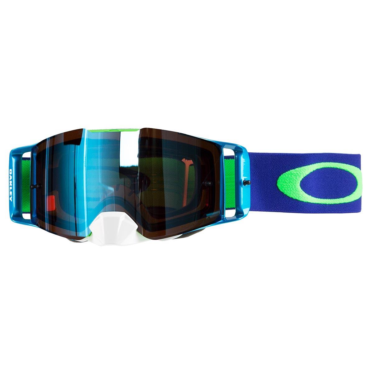 Oakley MX Goggle Front Line MX Blue/Green - Prizm MX Sapphire