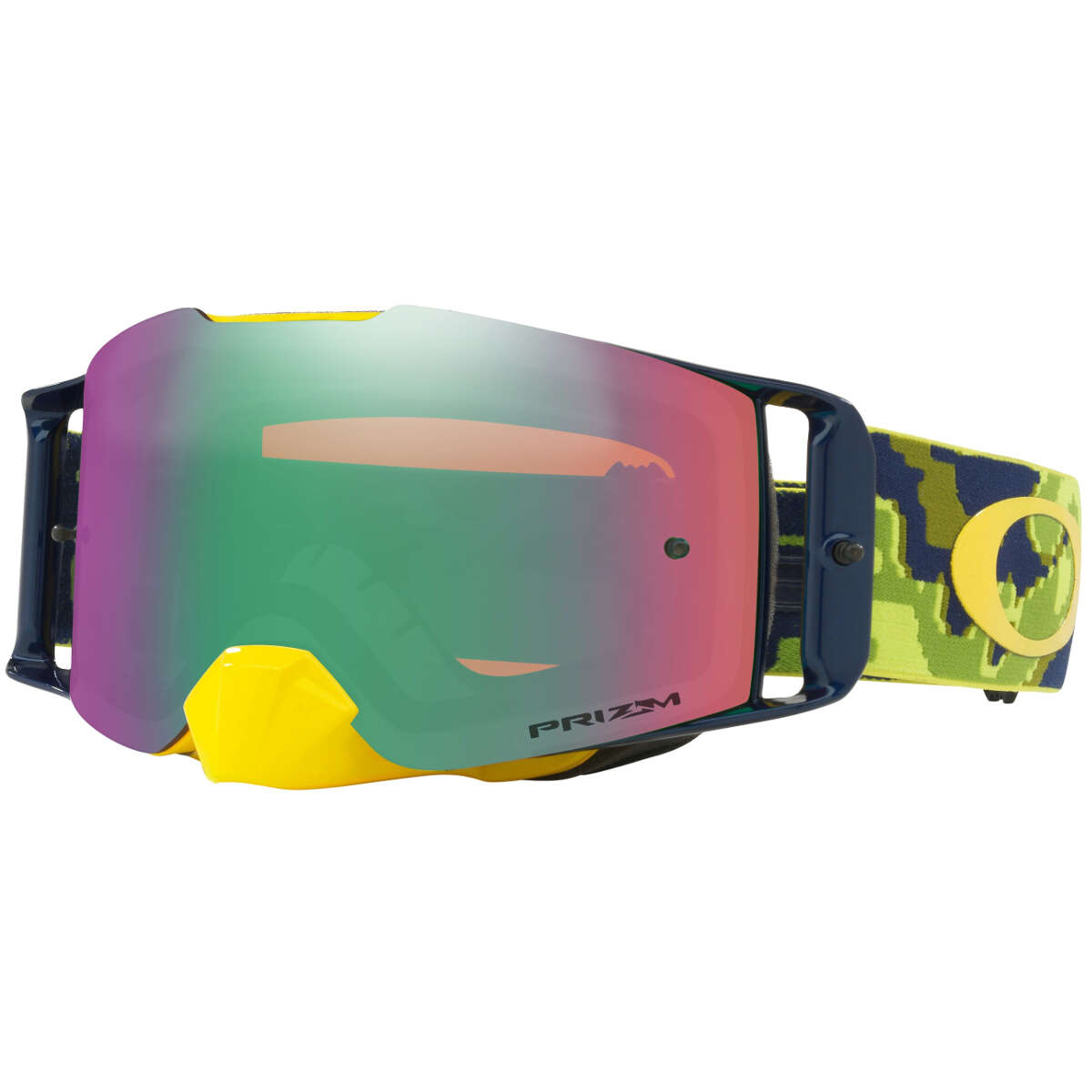 Oakley MX Goggle Front Line MX Thermo Camo Green/Yellow - Prizm MX Jade