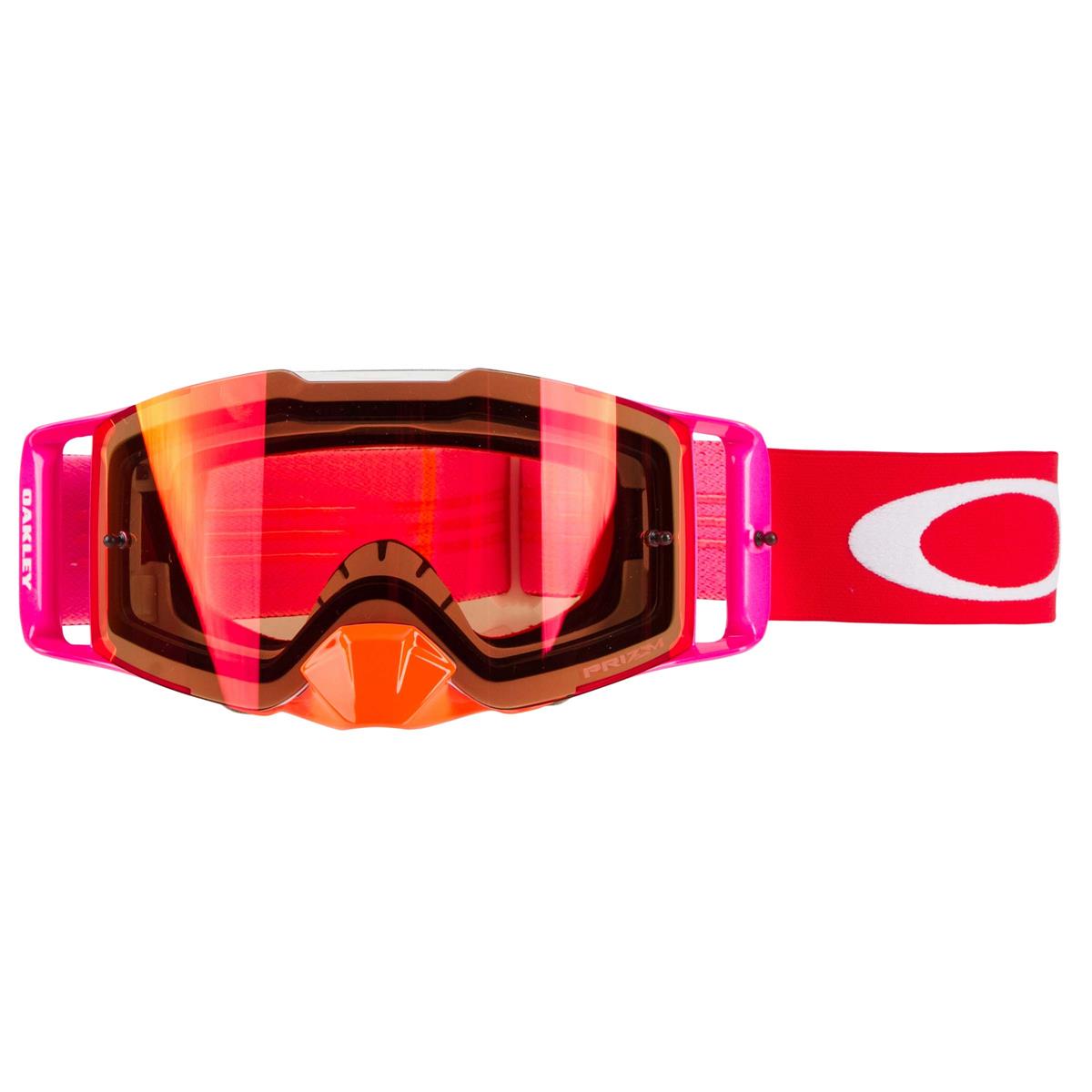 Oakley Masque Front Line MX Pinned Race Orange/Rouge - Prizm MX Torch