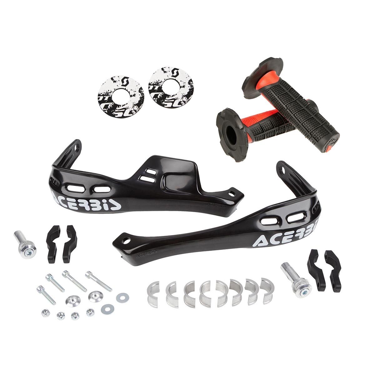 Acerbis Protège Mains Rally Brush Incl. Scott Grip and donuts