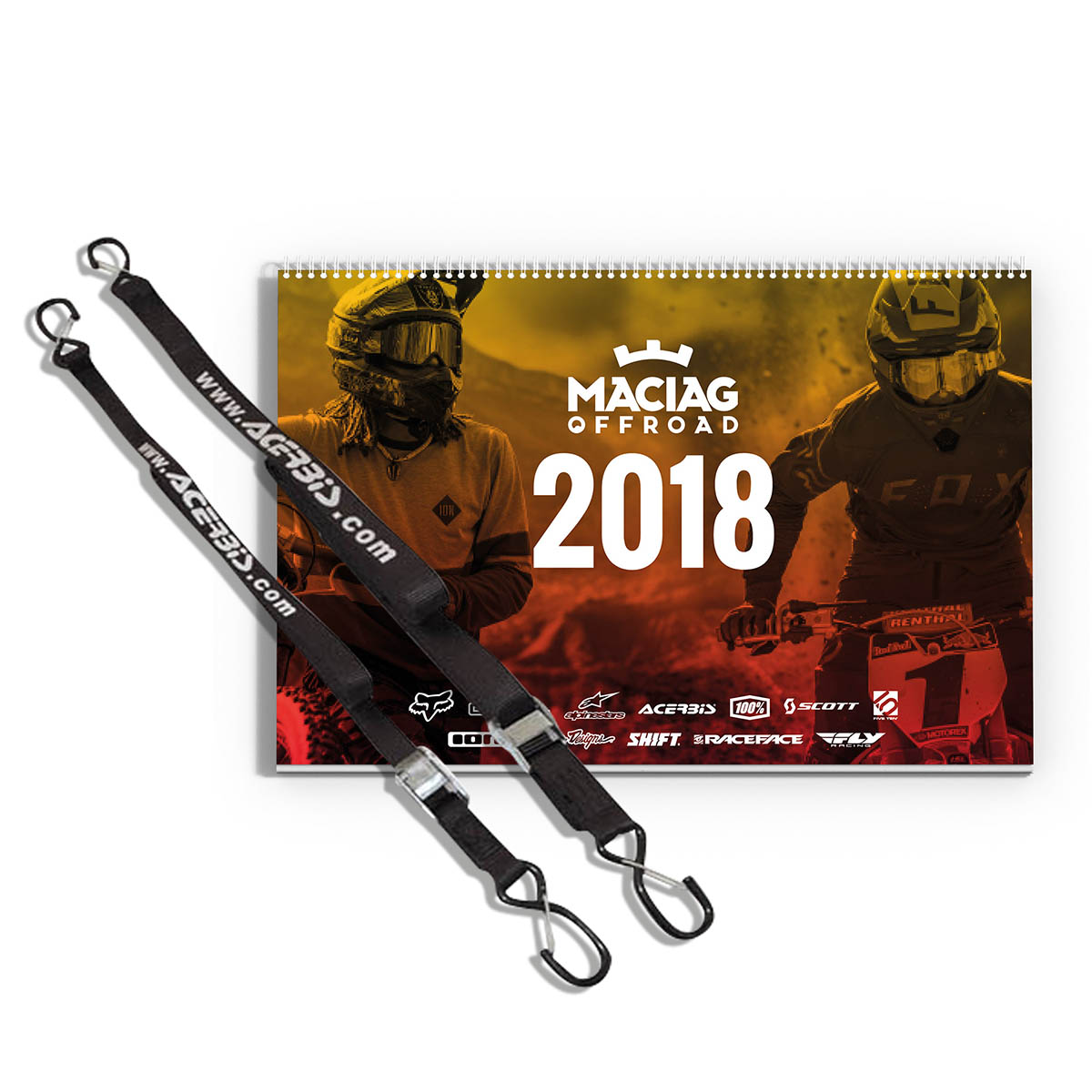 Acerbis Sangles  35 mm, with Maciag Offroad Calendar 2018