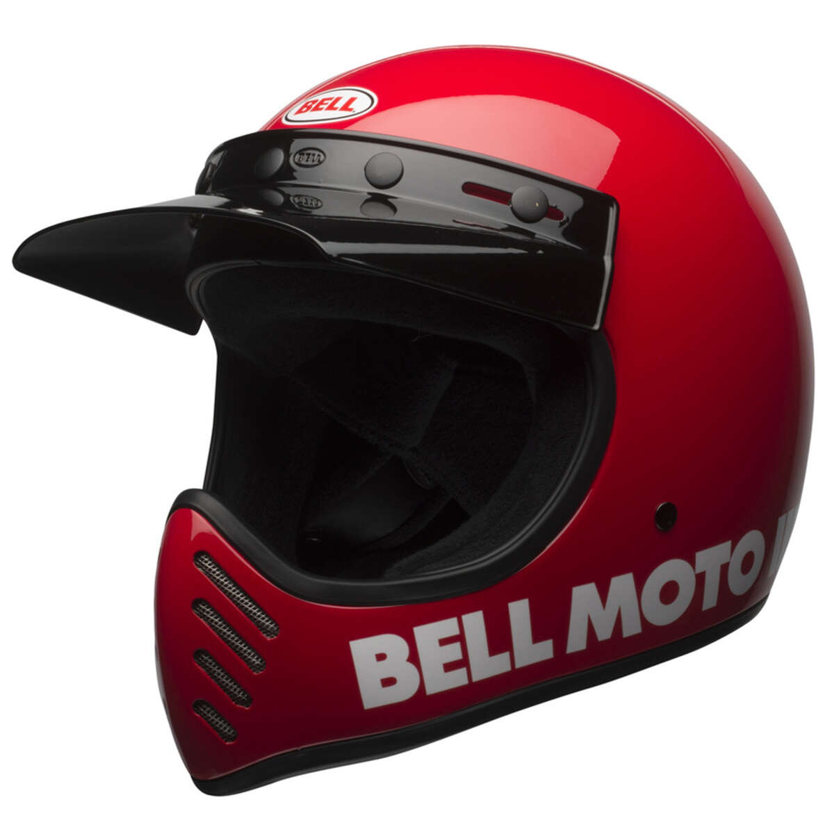Bell Helm Moto-3 Classic Rot - Gloss