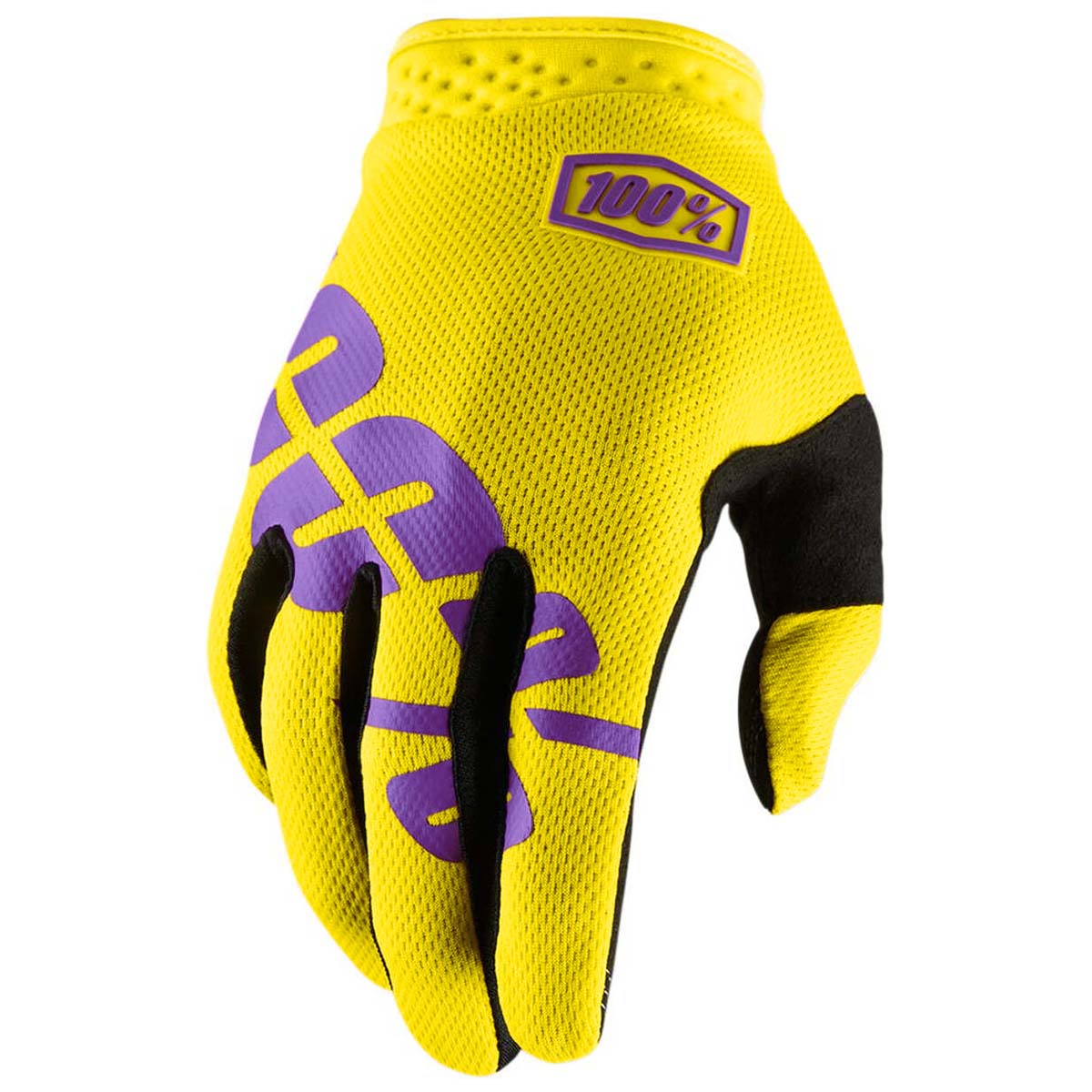 100% Bike Gloves iTrack Yellow
