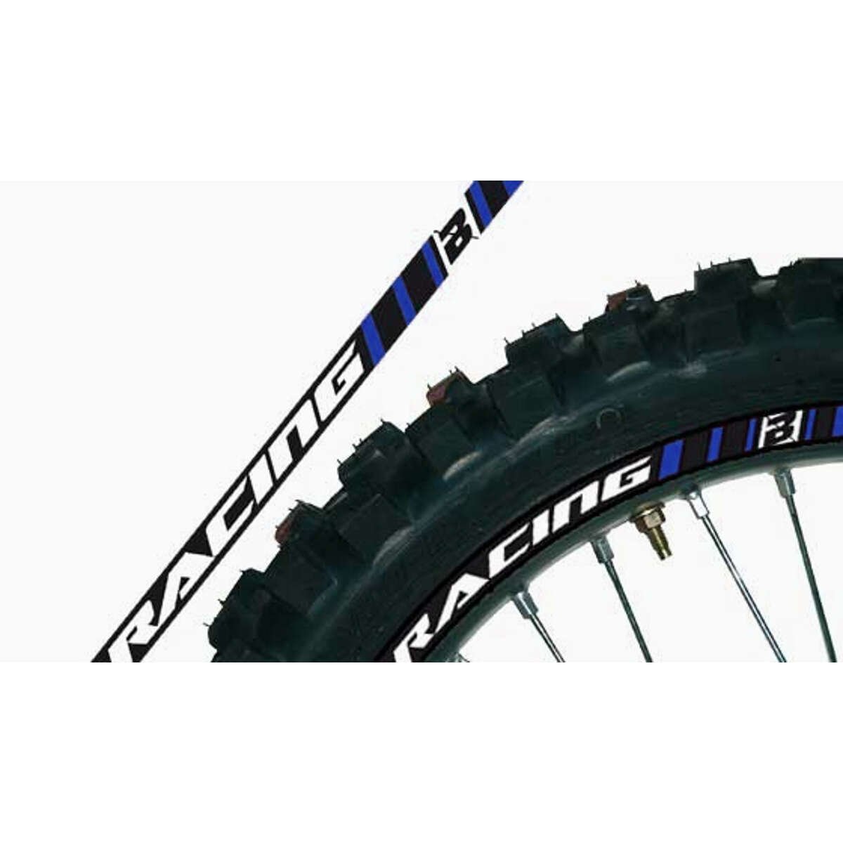 Blackbird Racing Rim Decals  fit 18 Inches/19 Inches, Blue