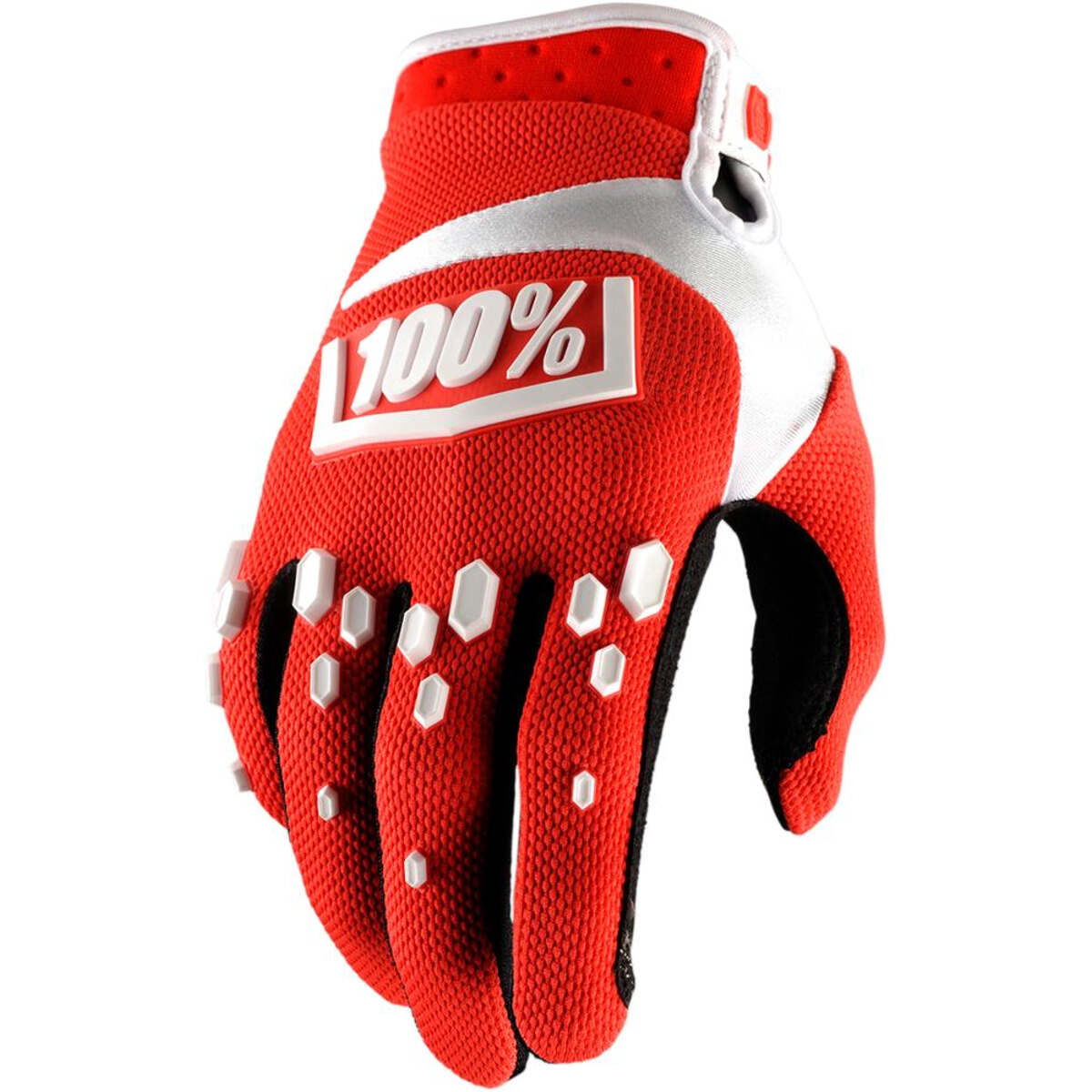 100% Bike Gloves Airmatic Red/White