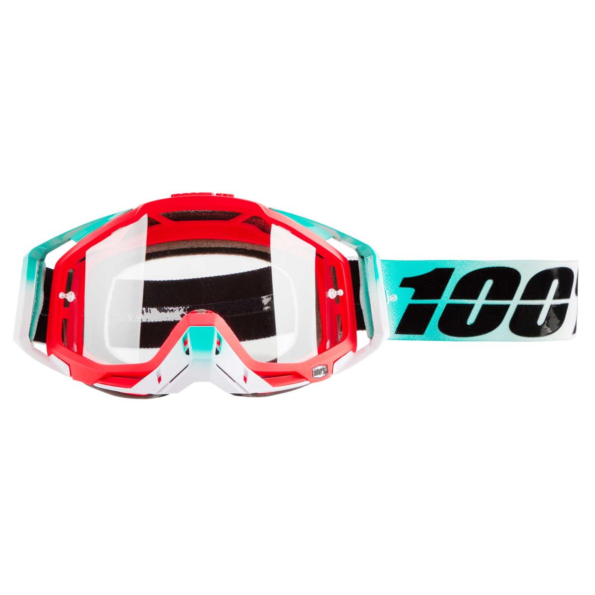 100% Crossbrille Racecraft Cubica - Klar Anti-Fog