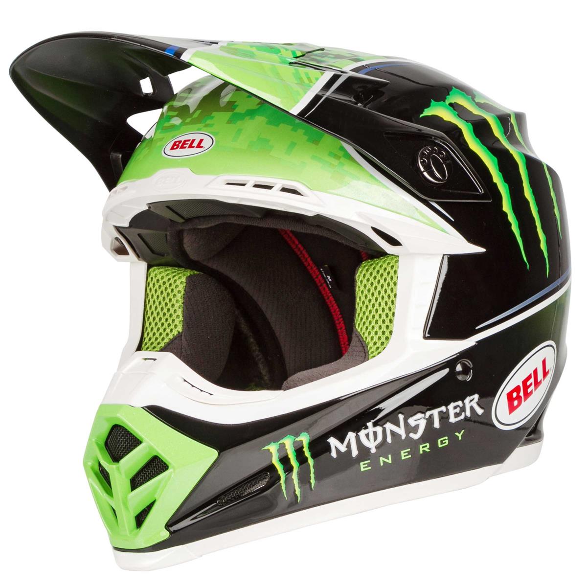 Bell Motocross-Helm Moto-9 Mips Tomac Replica - Grün/Schwarz