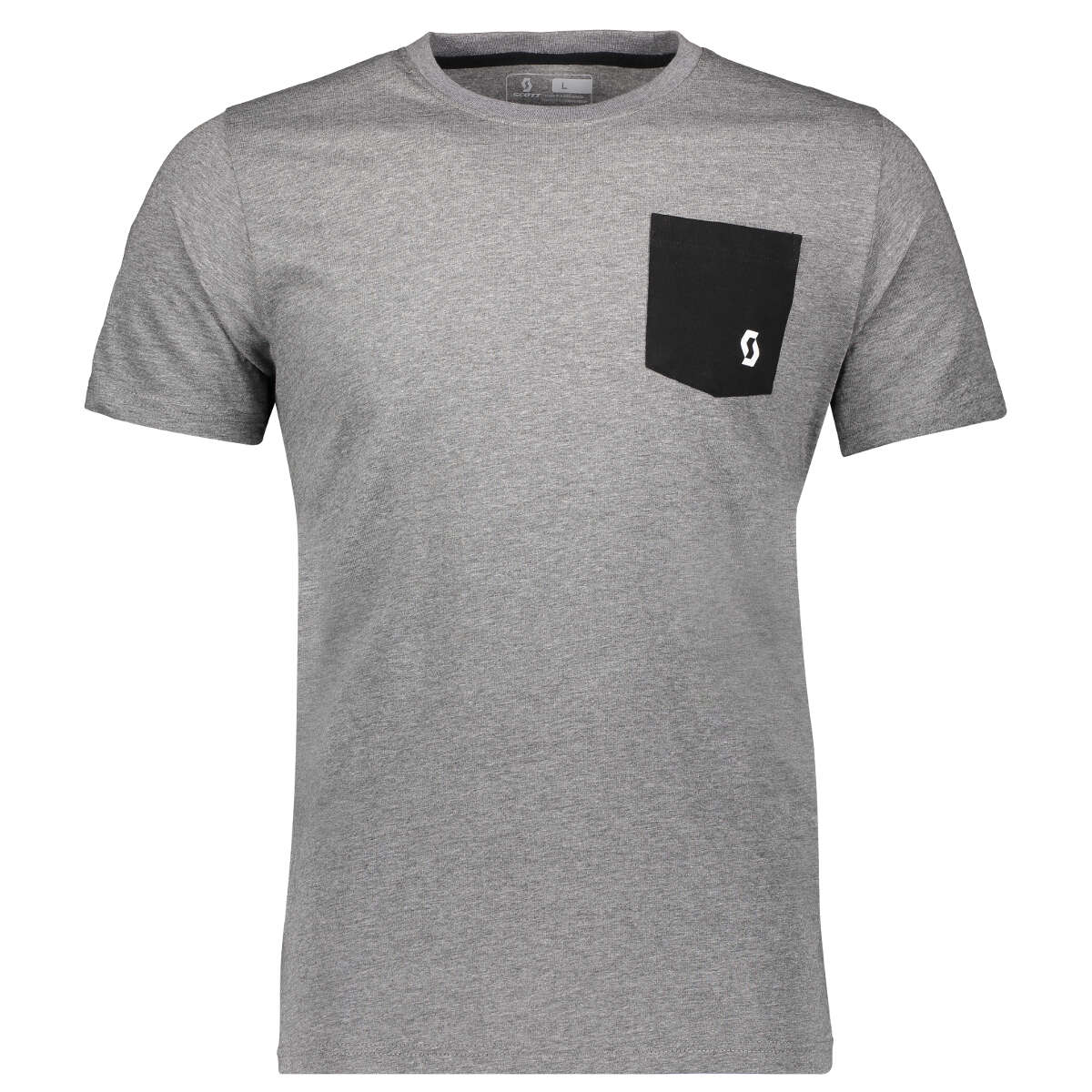 Scott T-Shirt 10 Casual Dunkelgrau meliert