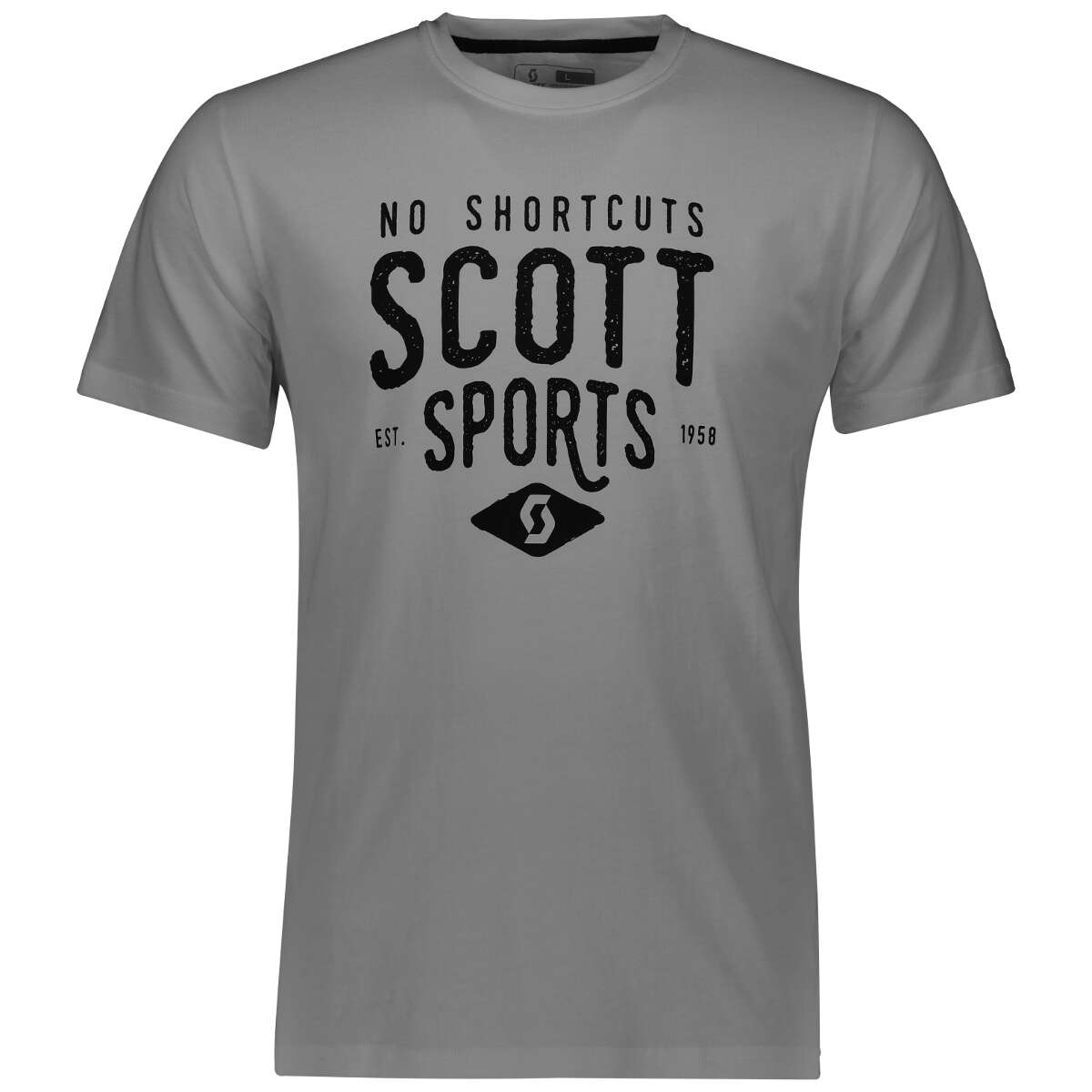 Scott T-Shirt 50 Casual Dunkelgrau meliert