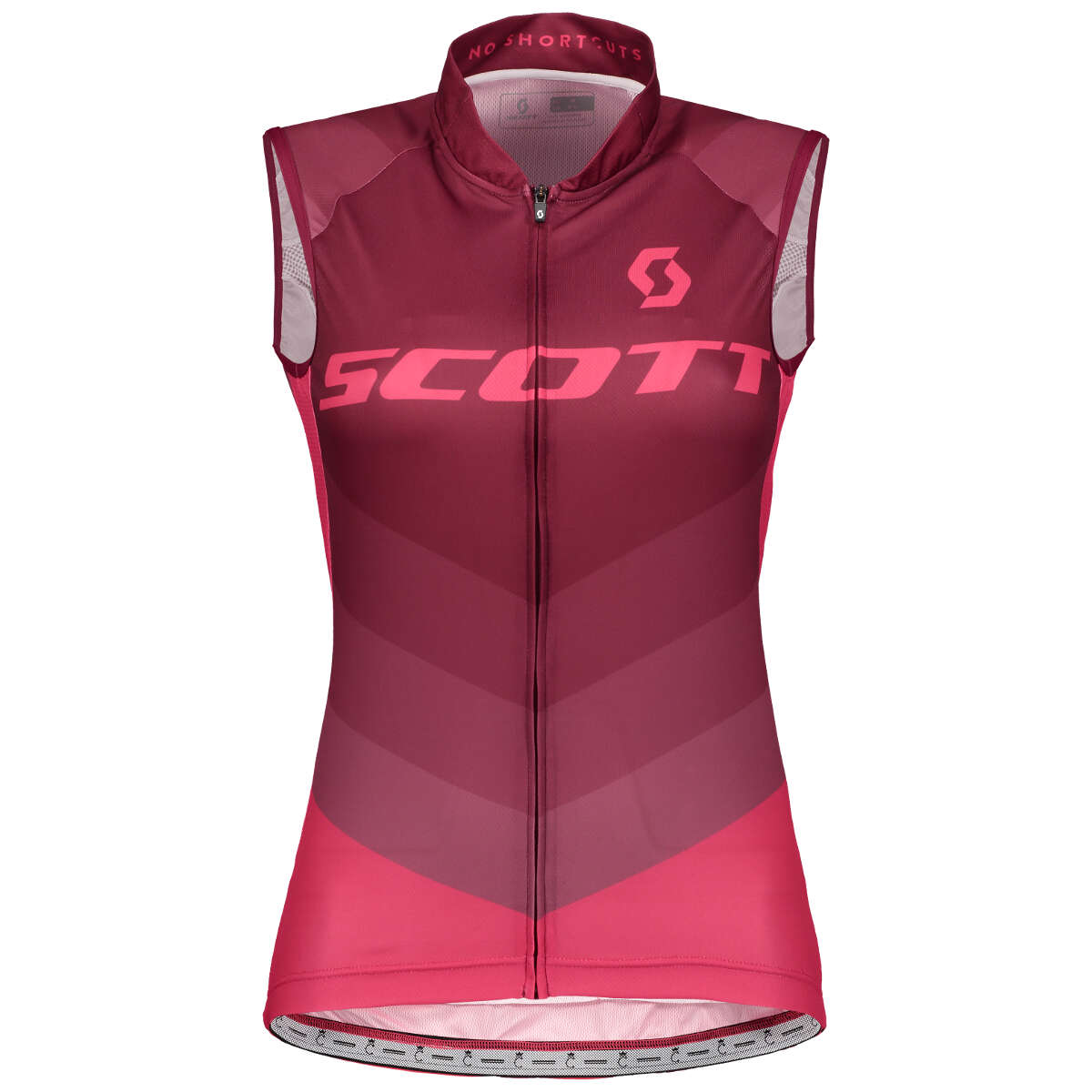 Scott Girls Ärmelloses Bike-Jersey RC Pro Tibetan Red/Azalea Pink