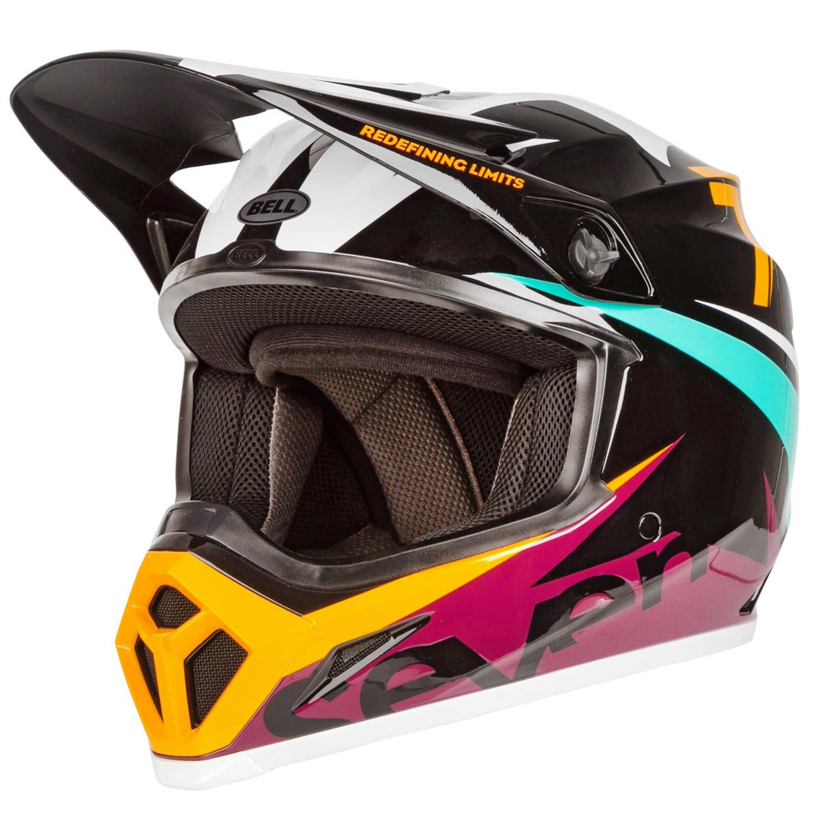 Bell MX Helmet Moto-9 MIPS Seven Ignite - Aqua
