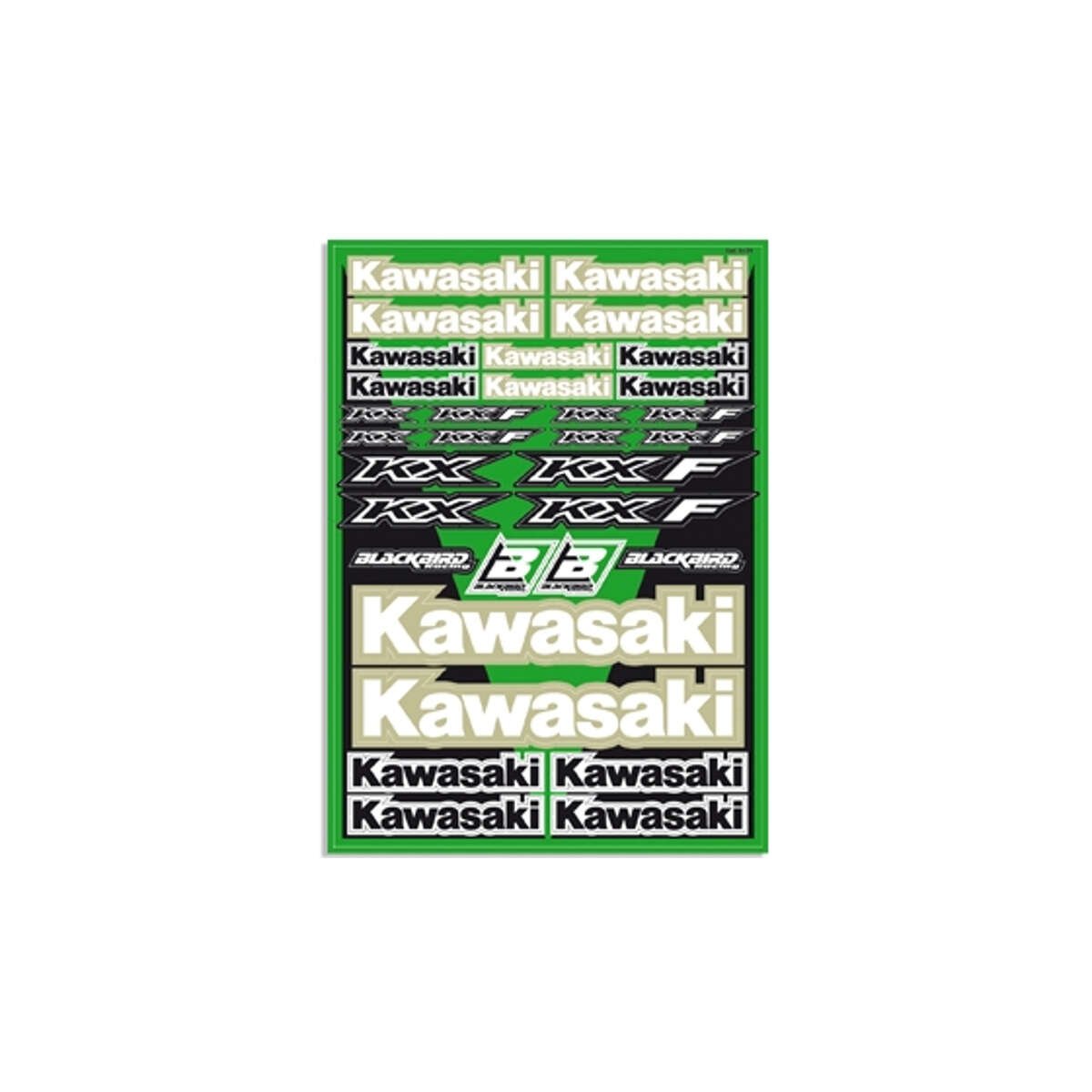 Blackbird Racing Kit Autocollants Logo  Kawasaki