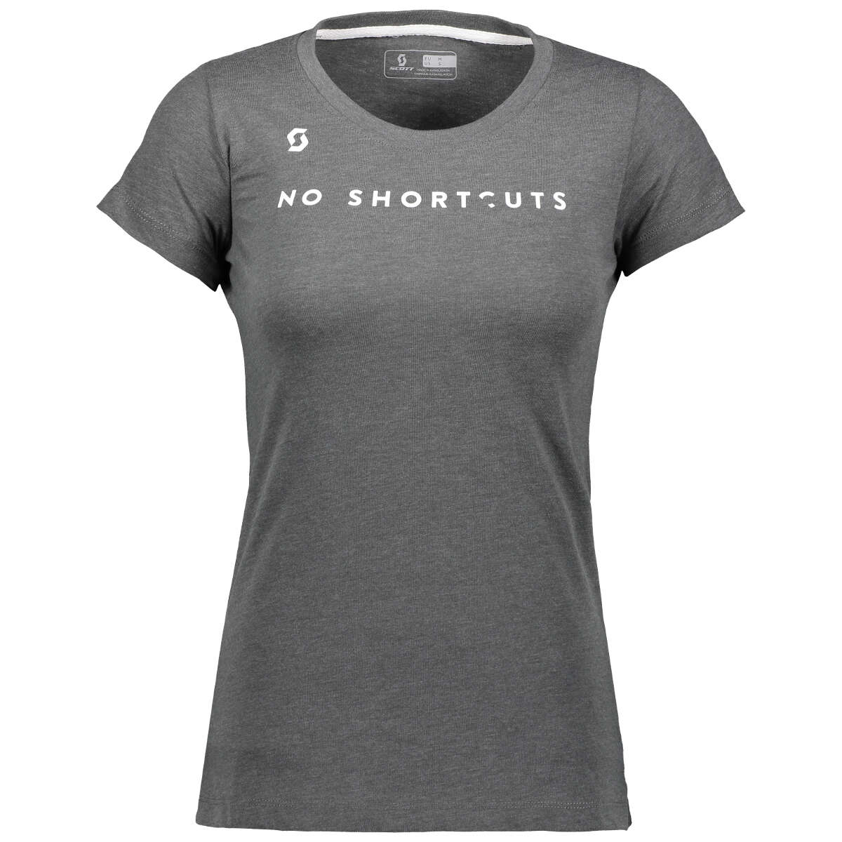 Scott Girls T-Shirt 10 No Shortcuts Dark Heather Grey