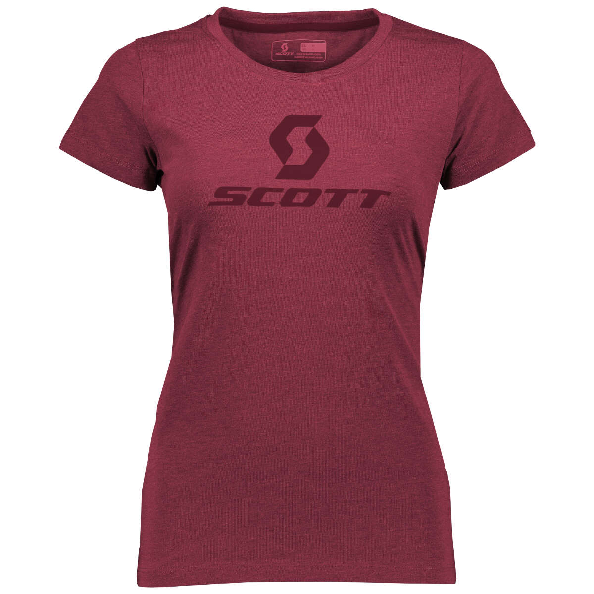 Scott Femme T-Shirt 10 Icon Tibetan Heather Red
