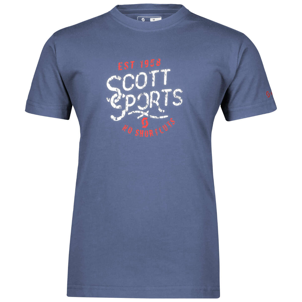 Scott Kids T-Shirt 10 Casual Ensign Heather Blue