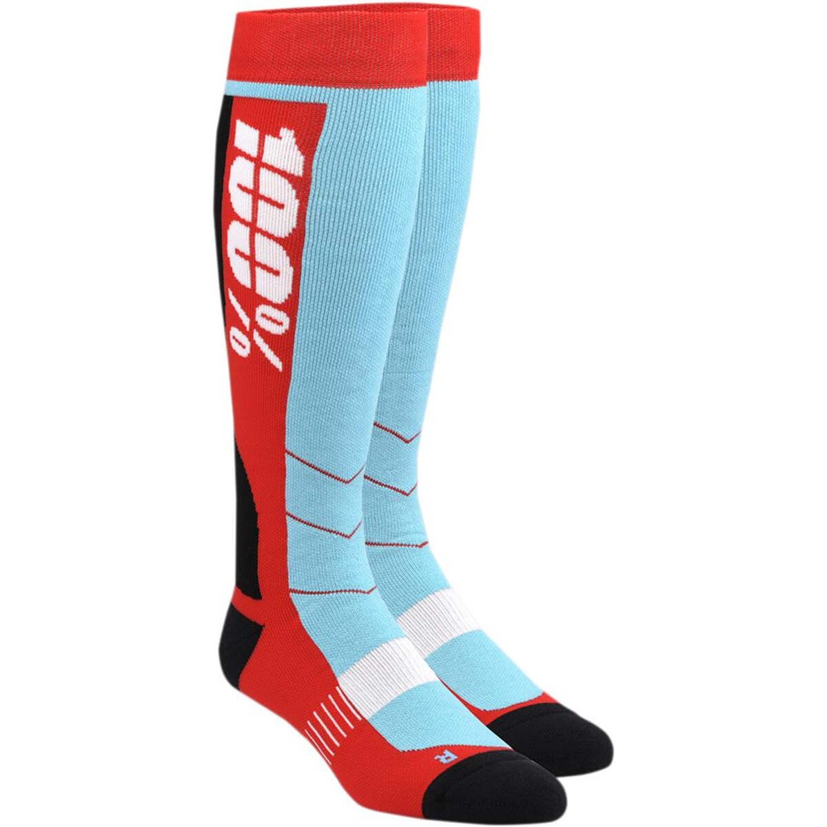 100% Socks Hi-Side Red