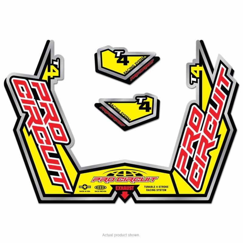 Pro Circuit Silencer Sticker  for T-4GP, 09-10