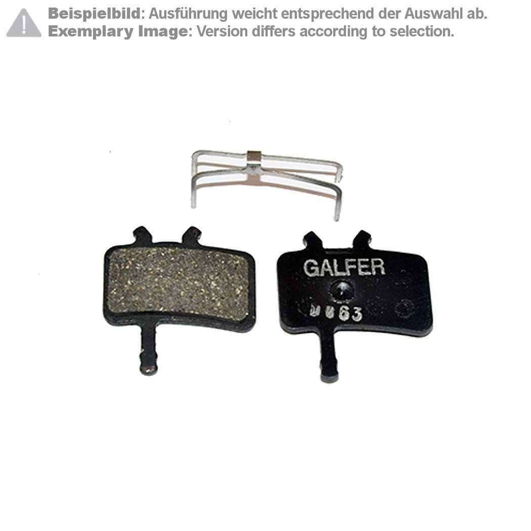 Galfer MTB Disc Brake Pad Standard Semi-Metallic, for Avid BB7, Juicy 3/5/7/Ultimate/Carbon