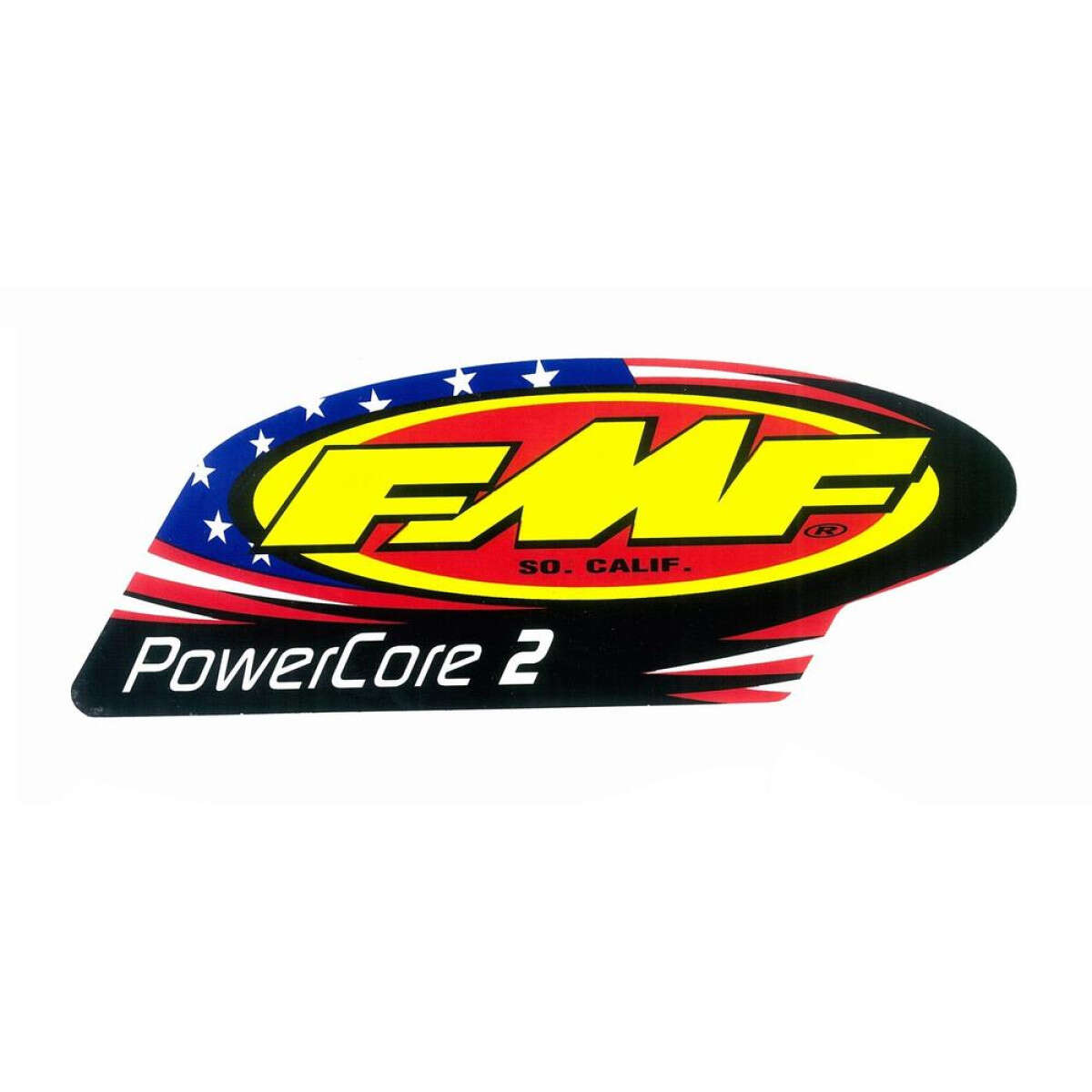 FMF Schalldämpfer-Aufkleber  PowerCore 2 Patriotic