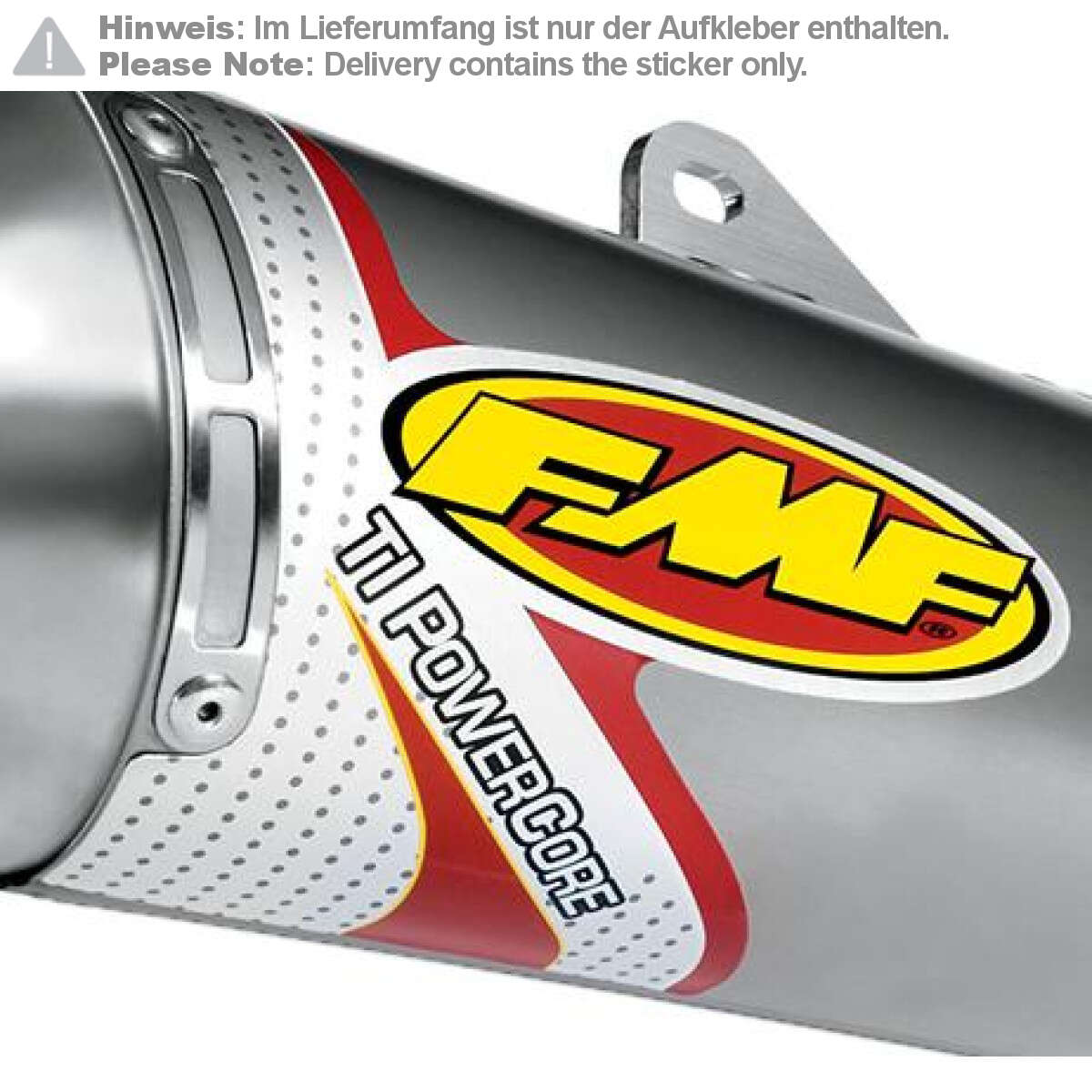 FMF Schalldämpfer-Aufkleber  TI PowerCore, 2er Pack