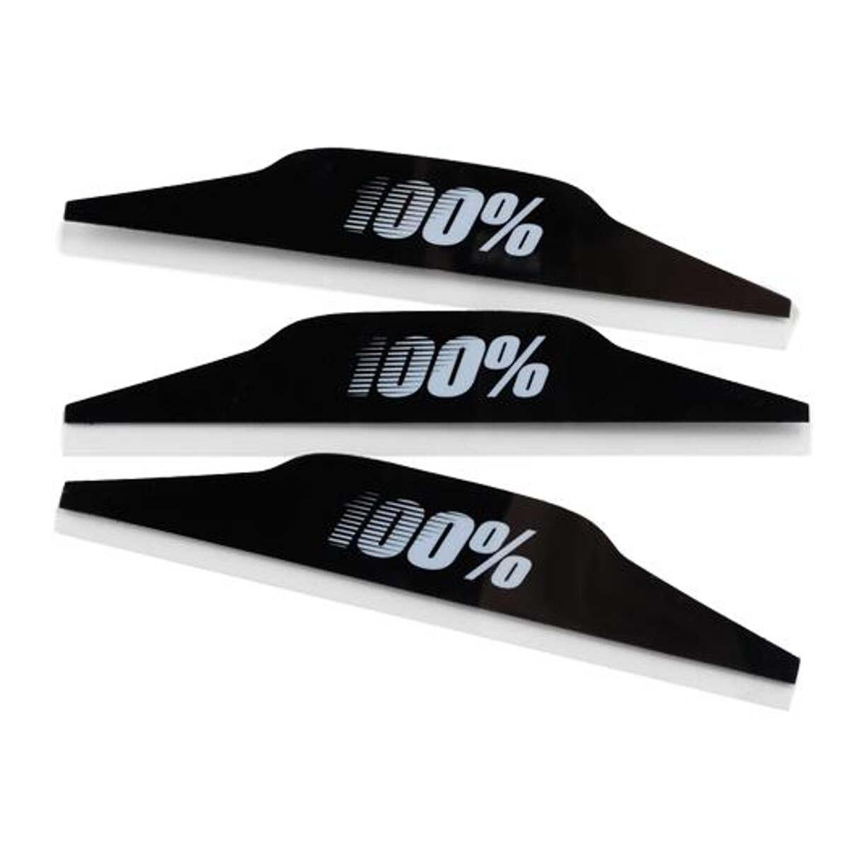100% Kids Mud Flap for Roll Off System The Accuri Black, 3 Pack