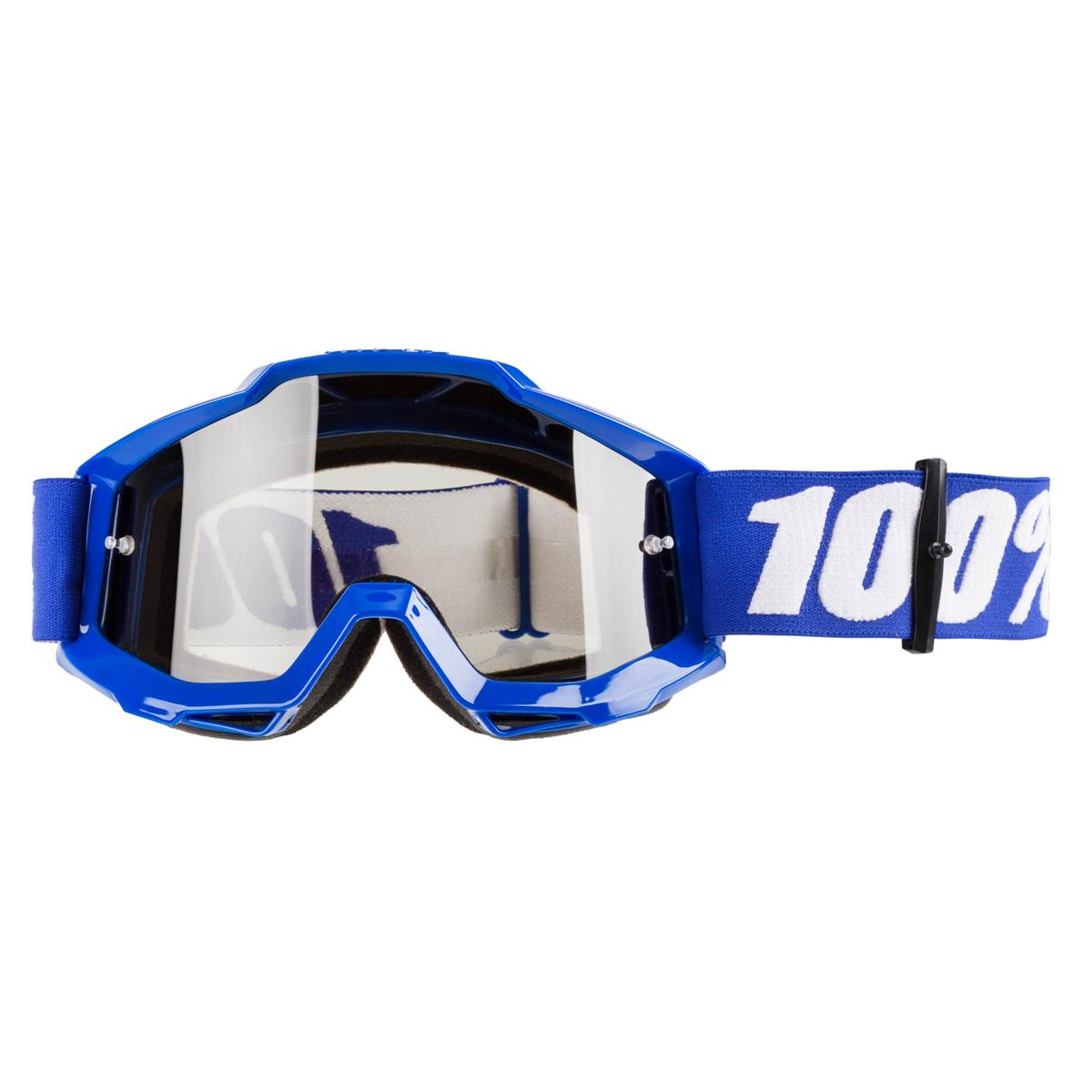 100% Goggle Accuri Sand Reflex Blue - Mirror Silver