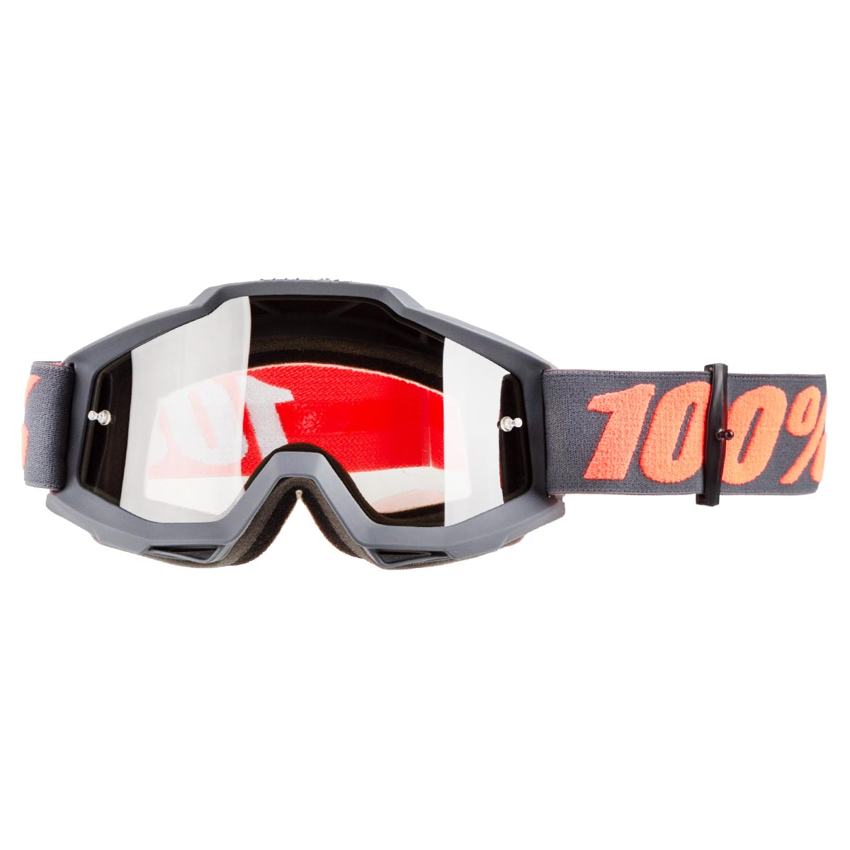 100% Crossbrille Accuri Sand Gunmetal - Klar