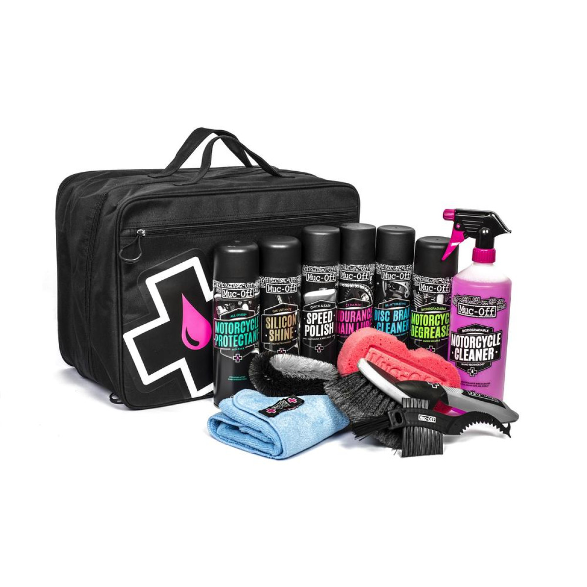 Muc-Off Motorcycle Cleaning Set Ultimate Valet Kit 12 pieces